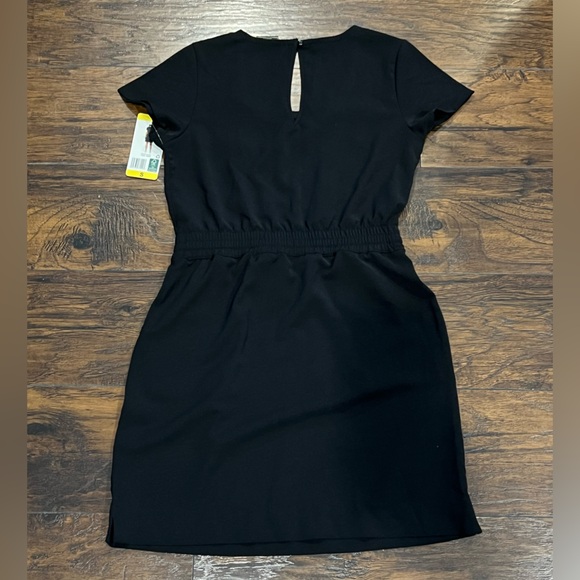 NWT 32 Degrees black drawstring dress Size small - Picture 4 of 7
